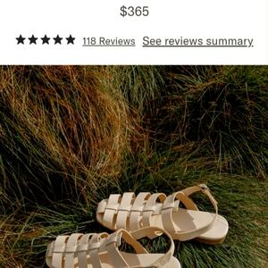 Jenni Kayne Leather Lake Sandal Size 38